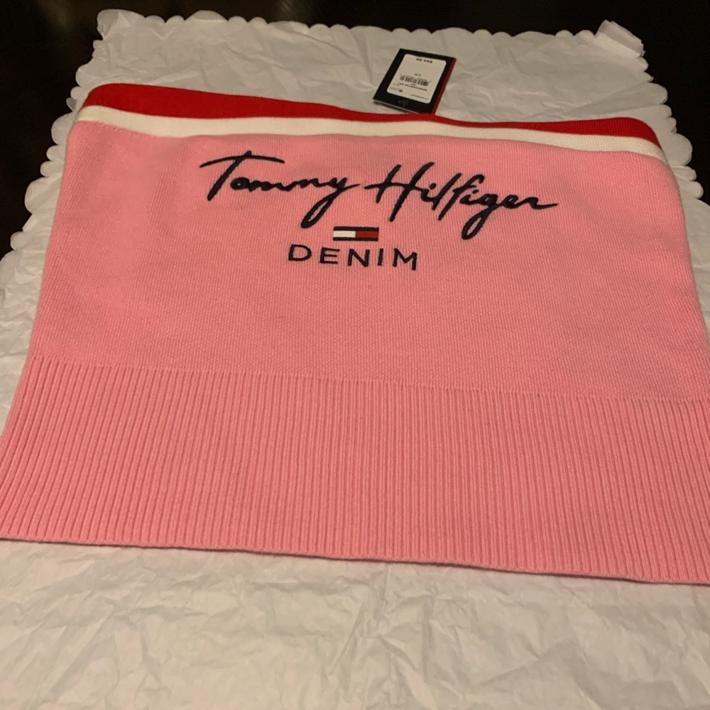 Tommy Hilfiger Tube Top New Large Pink